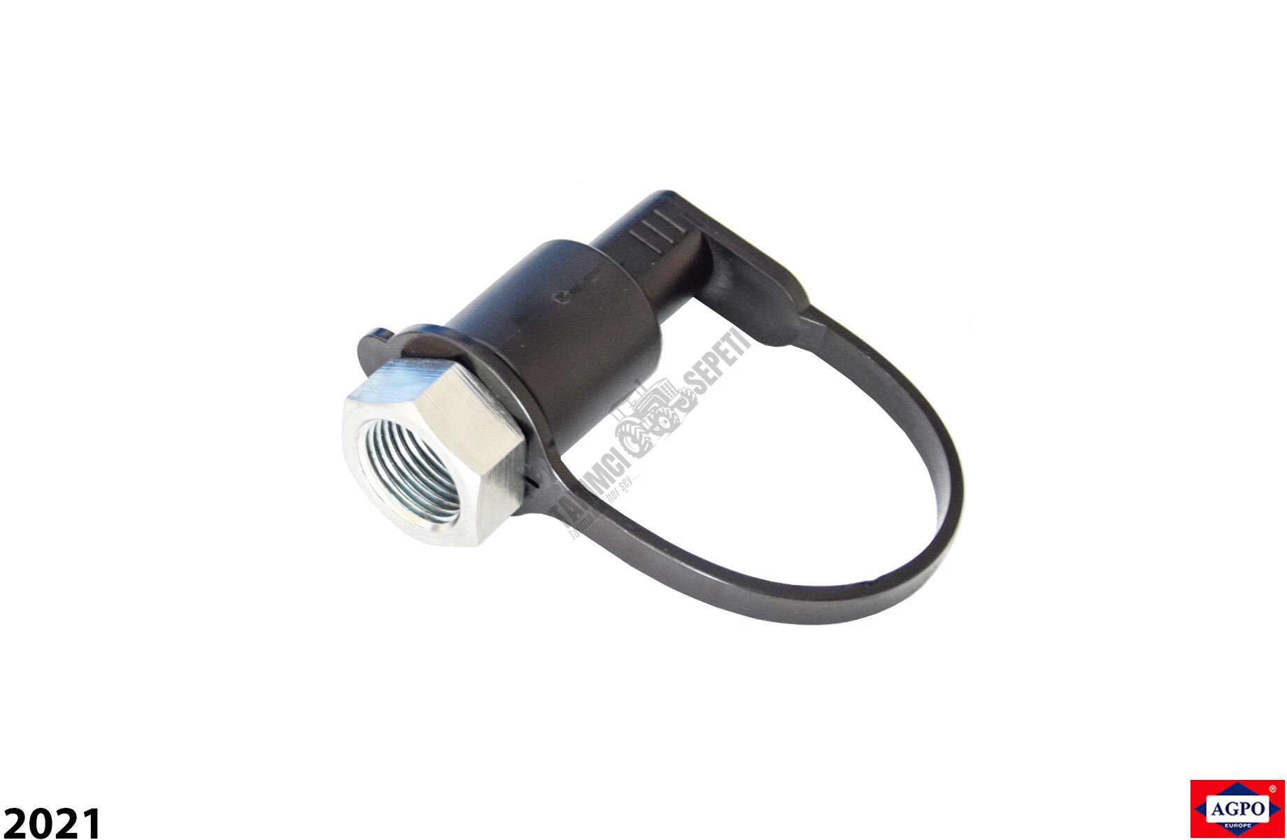 DAMPER ADAPTÖRÜ ERKEK SİYAH 1/2
