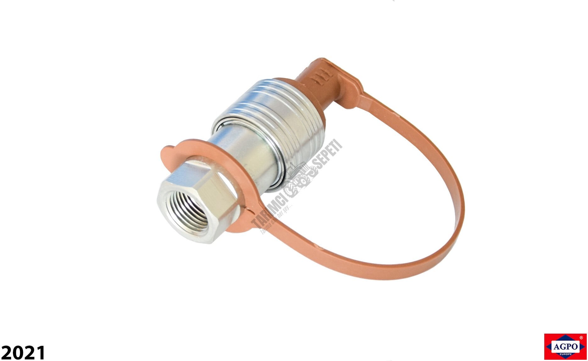 DAMPER ADAPTÖRÜ DİŞİ KAHVERENGİ 1/2 TOZ KAPAKLI