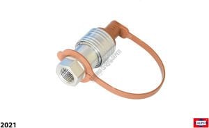 DAMPER ADAPTÖRÜ DİŞİ KAHVERENGİ 1/2 TOZ KAPAKLI