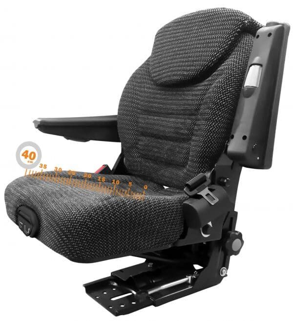 KOLTUK SP 01AH BAŞLIKLI, SP 0240ARN KOLÇAKLI, SB 020KEMER, SİYAH MATRİX KUMAŞ