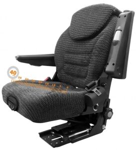 KOLTUK SP 01AH BAŞLIKLI, SP 0240ARN KOLÇAKLI, SB 020KEMER, SİYAH MATRİX KUMAŞ