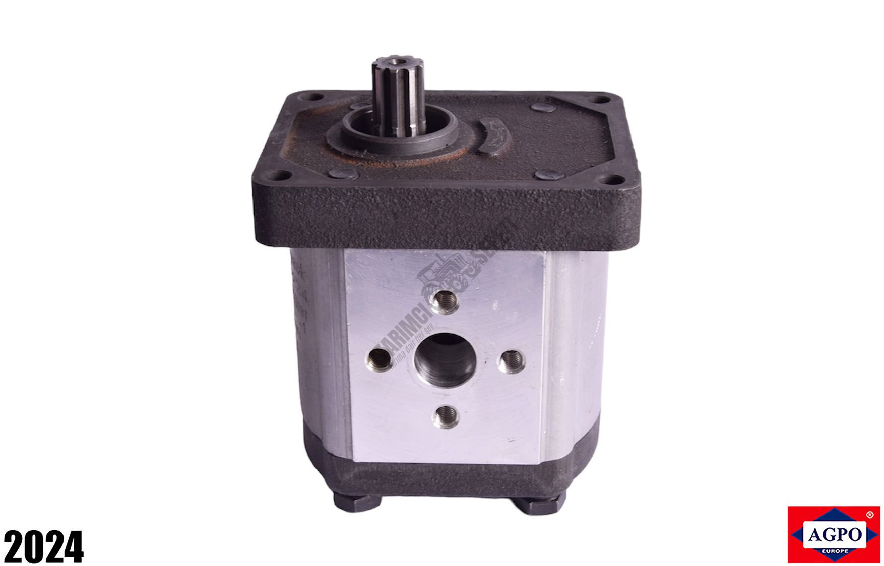 HİDROLİK POMPASI 25 cc SOL DÖNÜŞ (İKİ TARAF 40MM CİVATA ÇAP) BÜYÜK/BÜYÜK
