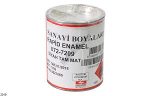 GÖVDE BOYASI MAT SİYAH 1 LİTRE