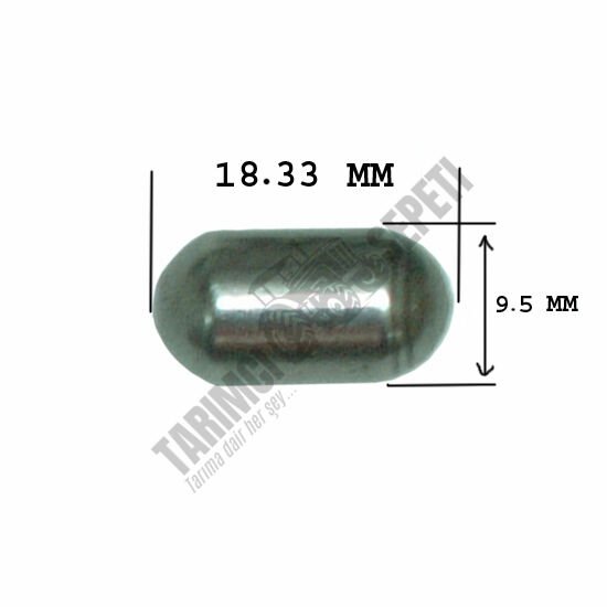 VİTES MİL ÇEKİRDEK PİMİ 18.33MM