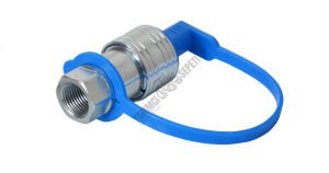 DAMPER ADAPTÖRÜ DİŞİ MAVİ 1/2 TOZ KAPAKLI