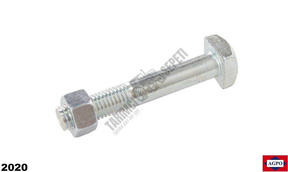 ARKA AĞIRLIK CIVATA SOMUNLU KAFA 4 KÖŞE 10 CM