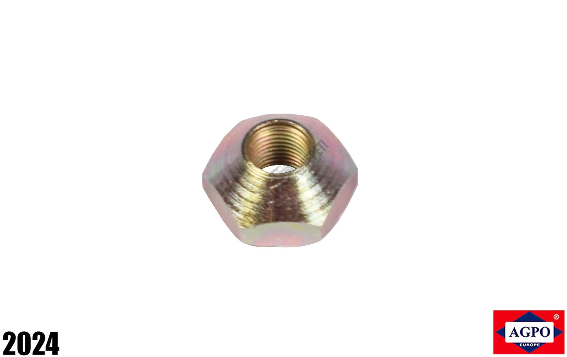 ÖN TEKER BİJON SOMUNU 1/2 UNF SARI KATMİYUMLU