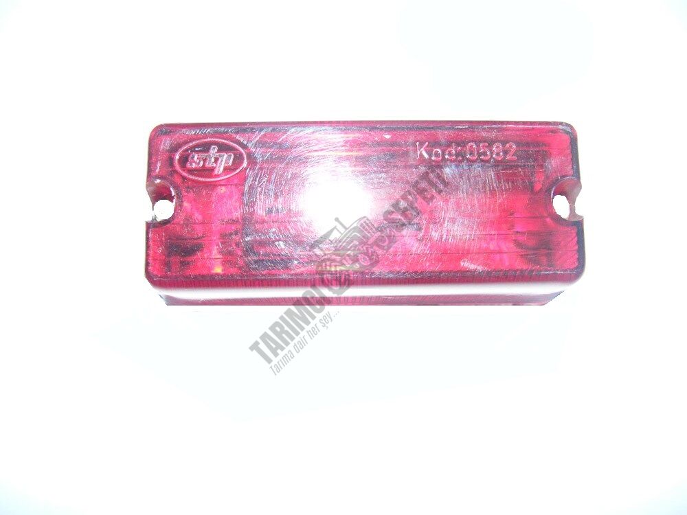 KABİN TAVAN AYDINLATMA CAMI E.M (KIRMIZI)