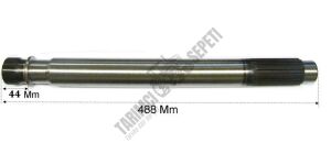 PRİZDİREK MİLİ 10 FREZE TAM DİŞ 44MM