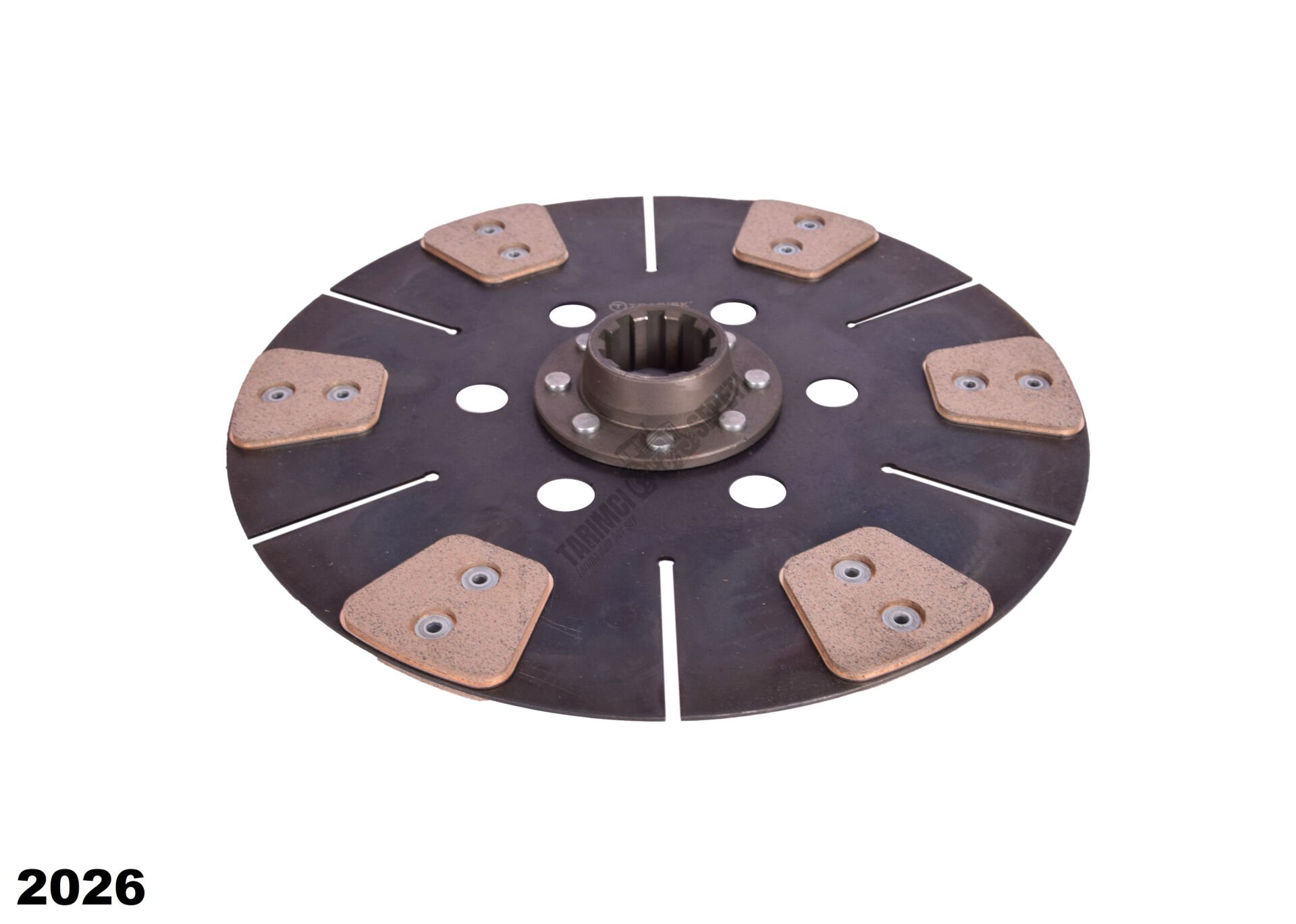 DEBRİYAJ BALATASI 13'' 6 PED 10 DİŞ BRONZ YAYSIZ