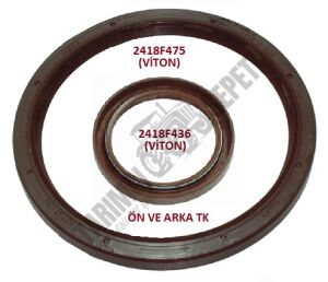 KRANK ÖN VE ARKA KEÇELERİ TK (VİTON)